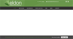 Desktop Screenshot of eldonfinancial.co.uk